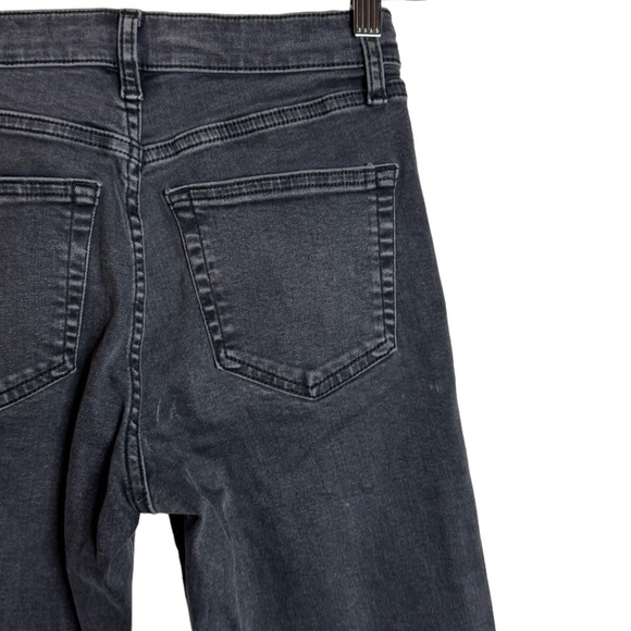 TopShop Jamie High Waisted Rise Skinny Leg Faded Black Jeans Stretch 4 26x30 - Picture 10 of 16